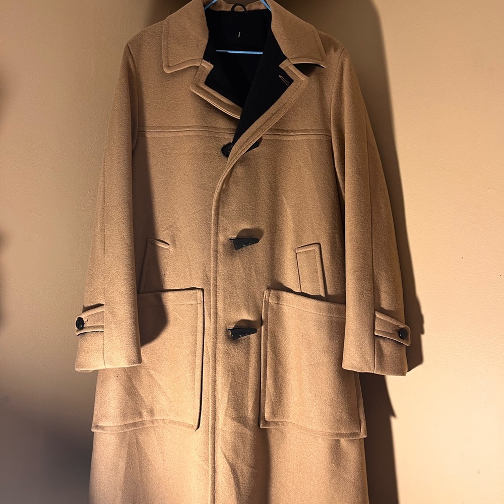 Vintage Women Tan Overcoat